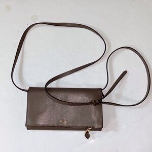 Lauren Ralph Lauren Leather Ralph Mini Crossbody Bag & Wallet Handbag